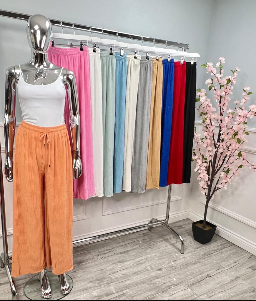 LUCIA Wide Leg Trousers - 11 Colours