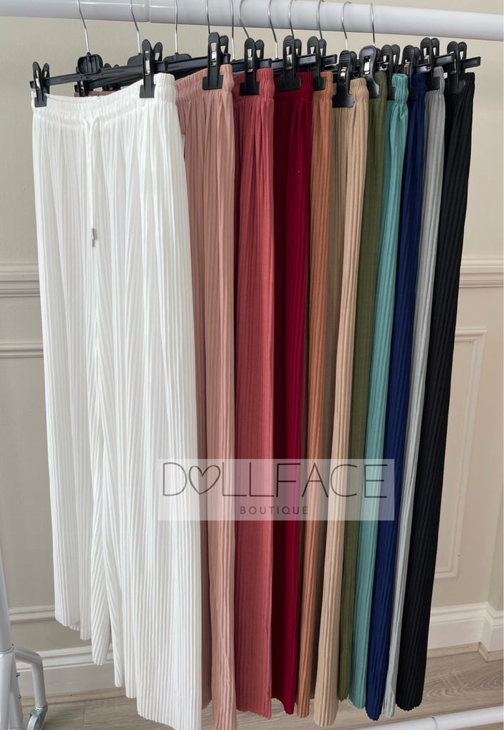 MAEVE Pleated Trousers - 11 NEW COLOURS