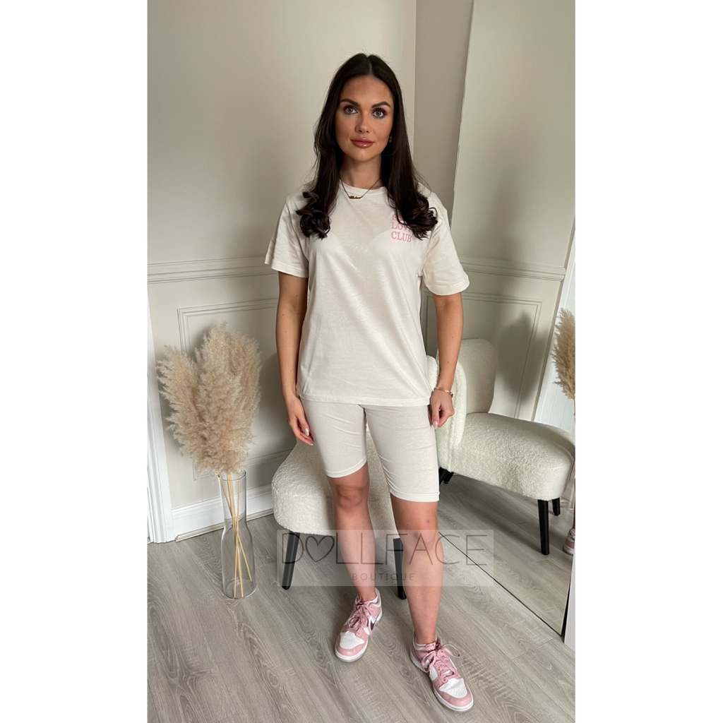 Womens cycle discount short set